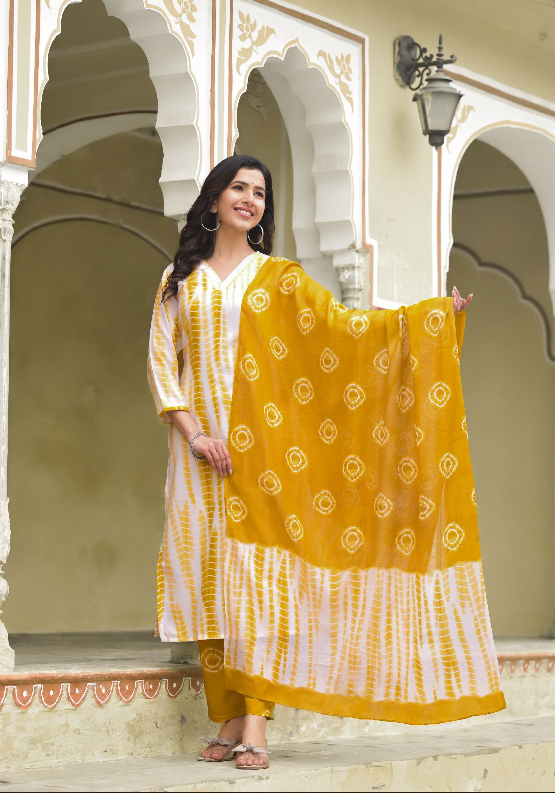 123 Dhruvi Rayon Printed Kurti With Bottom Dupatta Wholesale Shop In Surat
